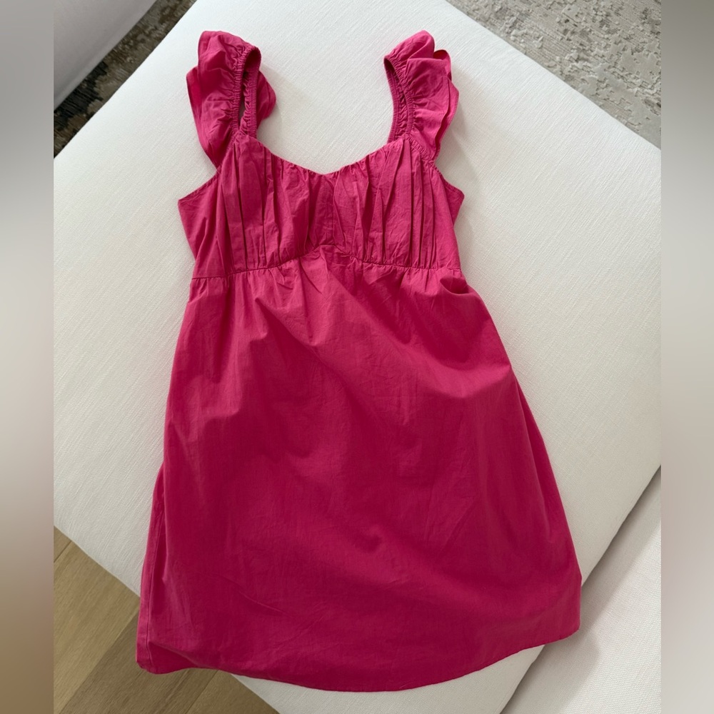 Sim & Sam sundress above knee size medium *hot pink*
